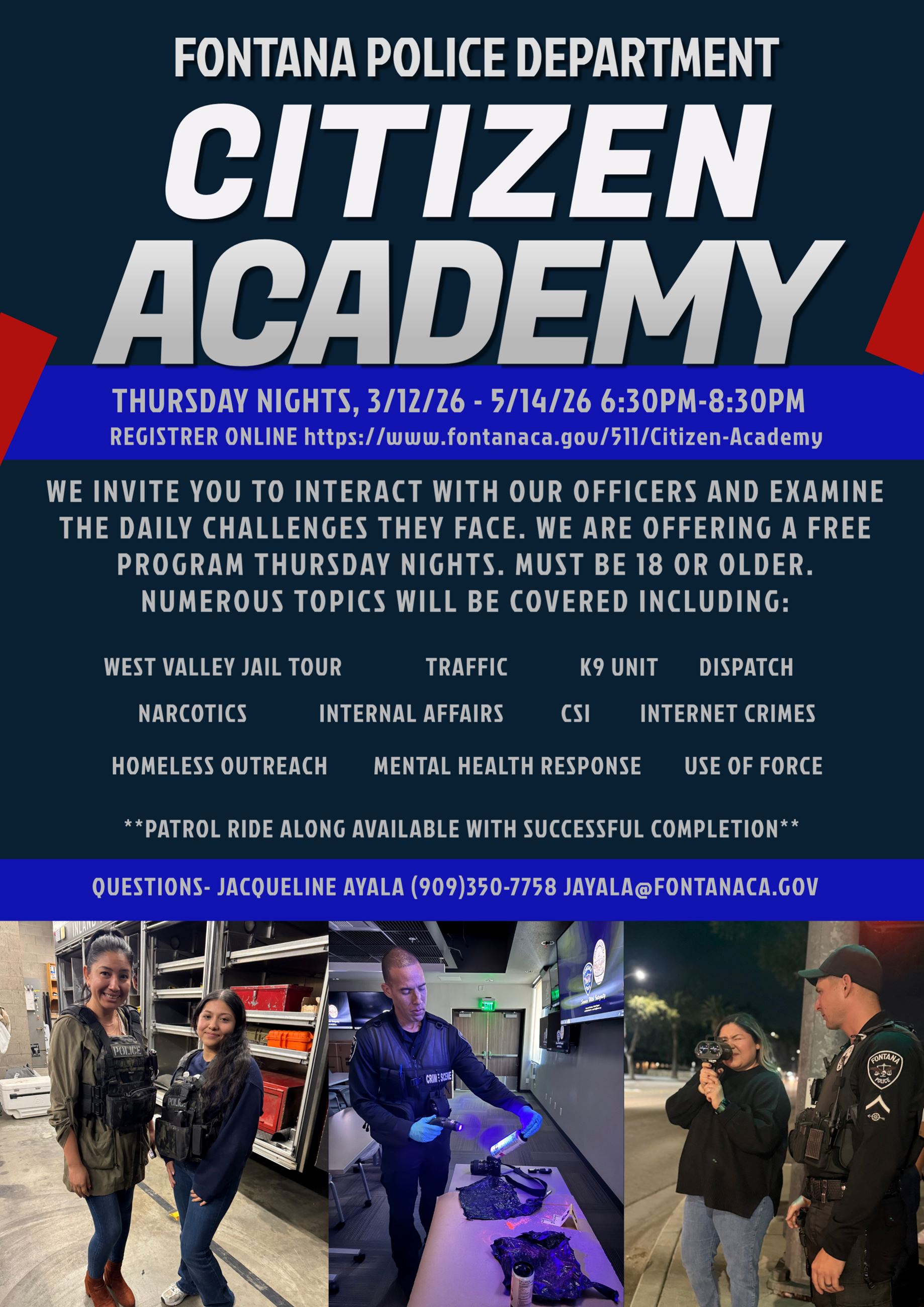 Citizen Academy Spring 2026