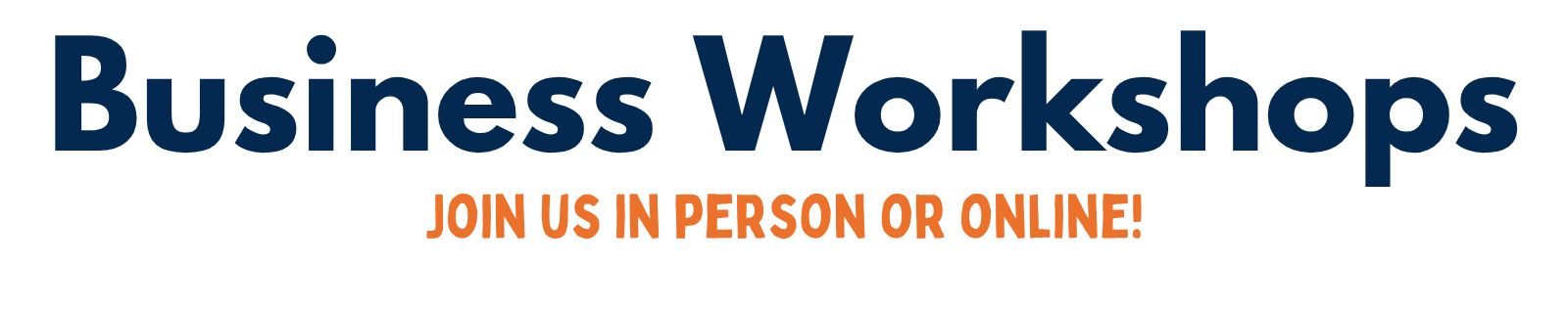 Business Workshops