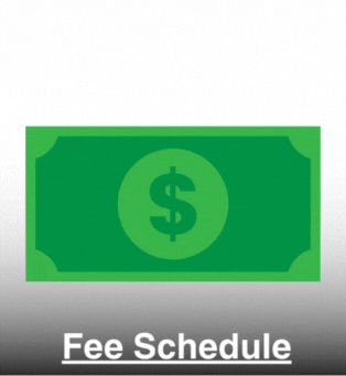 Moving icon of money